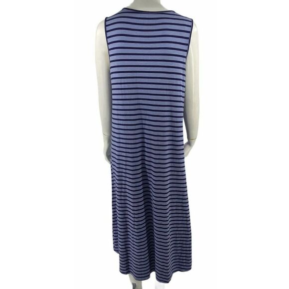 Soft Surroundings Striped Maxi Dress Pima Blend - Picture 3 of 11